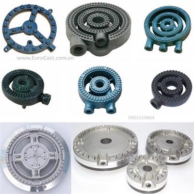 Investment casting of gas cooker components